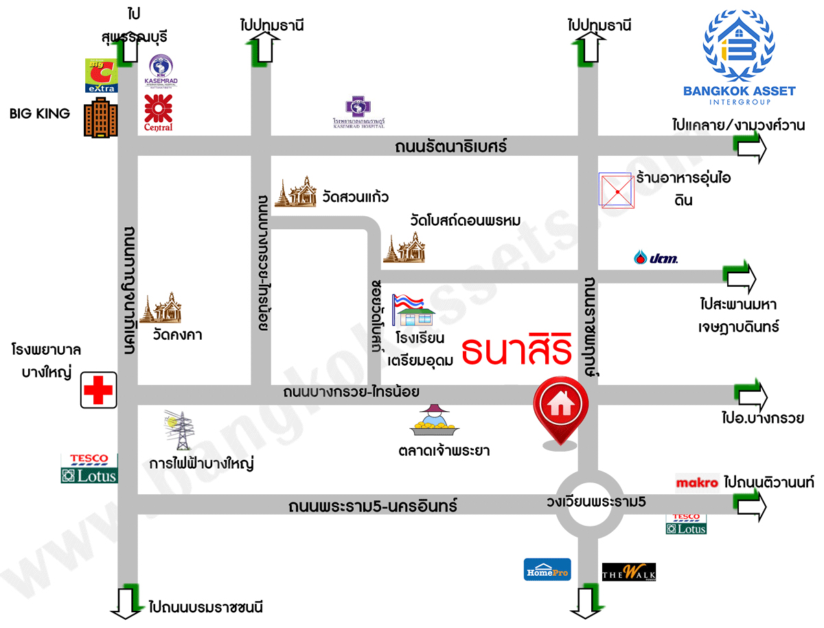 *****บ้านแฝดบ้านมือสอง โครงการ ธนาสิริ ปิ่นเกล้า-ราชพฤกษ์ หลังริม เนื้อที่ 43.20 ตร.ว. พื้นที่ใช้สอย 160 ตร.ม. 3 ห้องนอน 3 ห้องน้ำ 1 ที่จอดรถ บนทำเลติด ถนนราชพฤกษ์ ใกล้รถไฟฟ้าสายสีม่วง "สถานีบางรักน้อยท่าอิฐ" และจุดขึ้นทางด่วน "กาญจนาภิเษก"